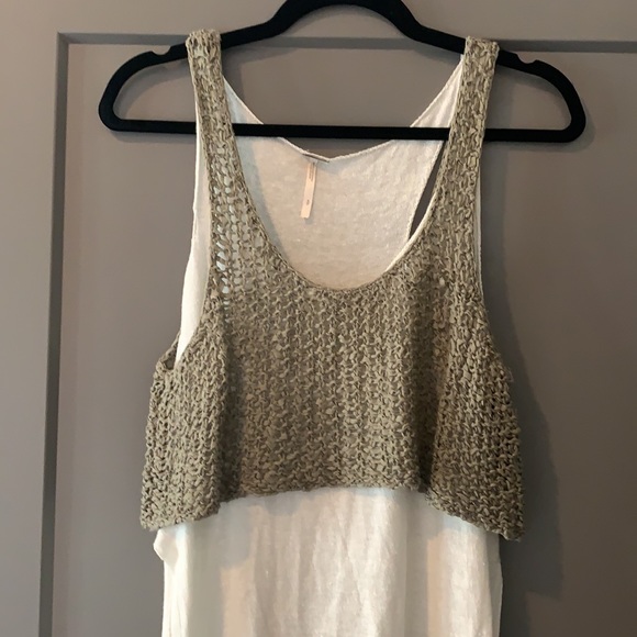 Free People | Tank with Crop Top Overlay - Picture 2 of 8